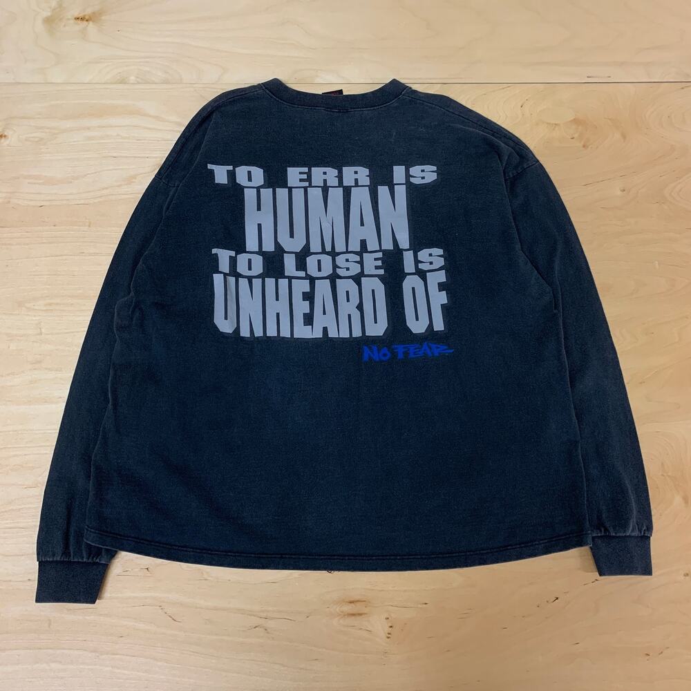 No Fear 90s/00s Logo Graphic LS T-Shirt - Sz XL